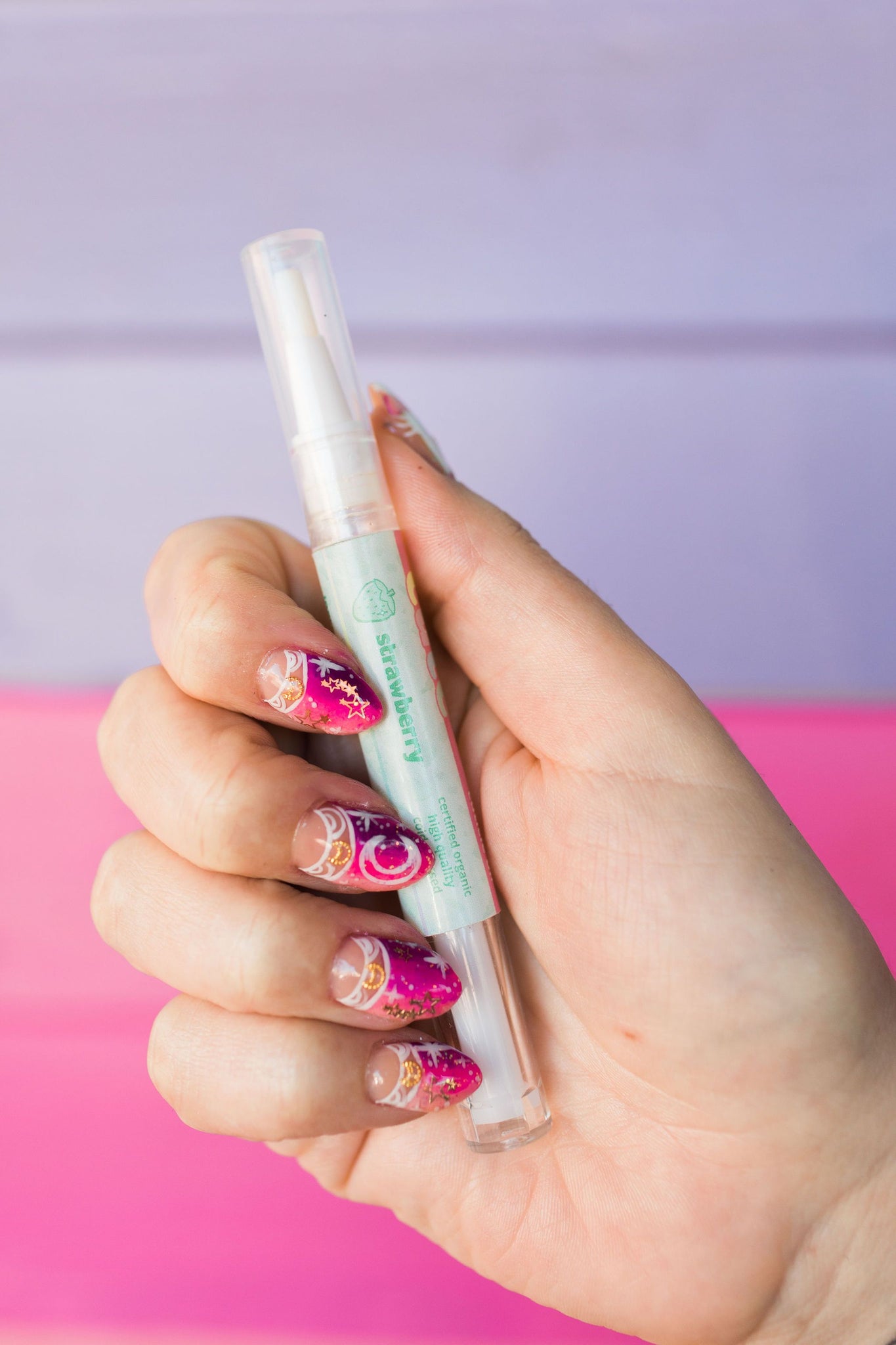 Strawberry Cuticle Oil Pen – Perfectly Pressed Nails